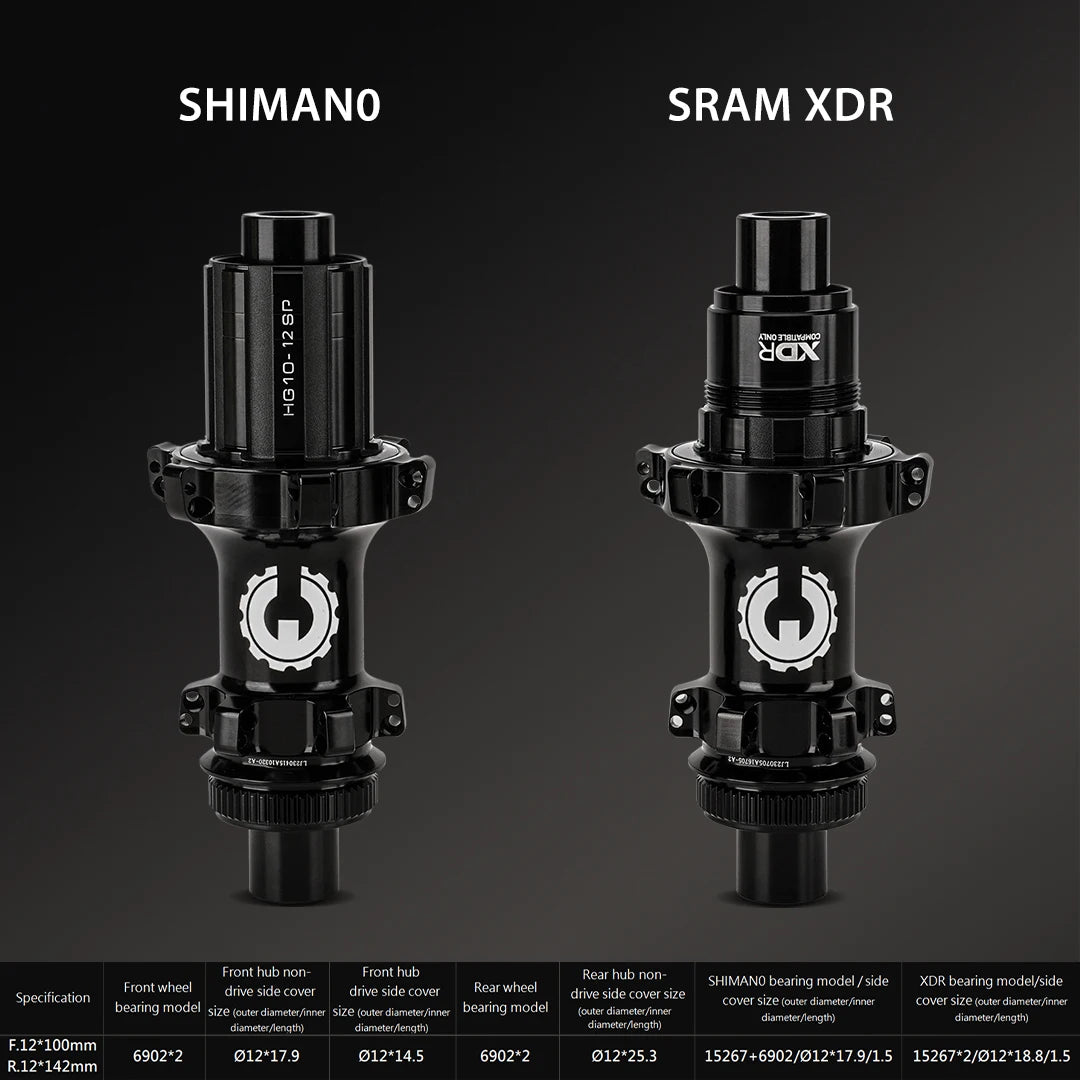 EliteWheels - Carbon-Felgen SLT Gravel Laufradsatz 700C x 24mm 28 Zoll