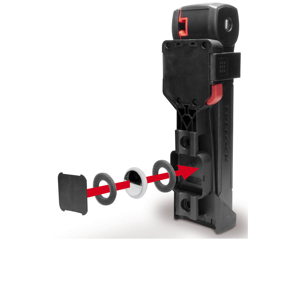 Trelock Faltschloss FS 380 L  - 100cm Länge mit X-PRESS Halterung