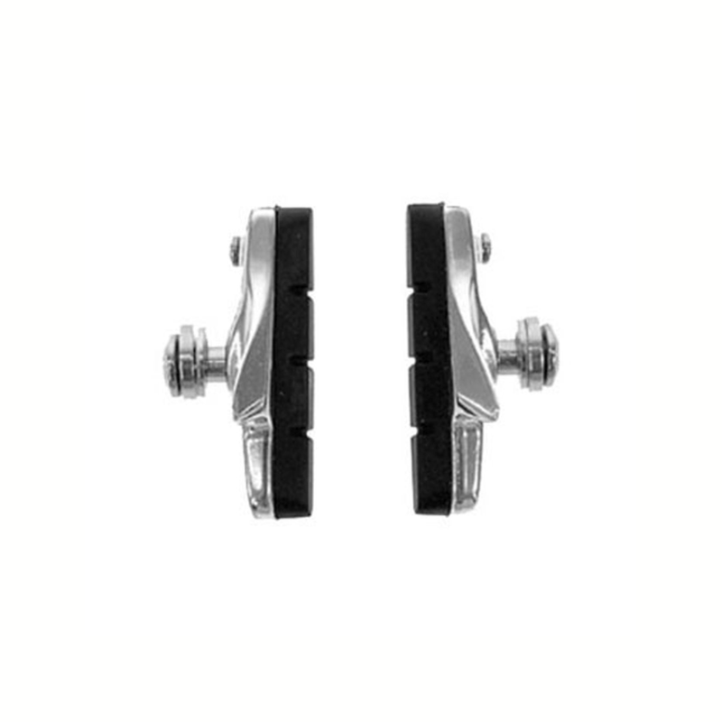 Promax Alu Bremsschuhe silber für Rennrad, Fixie oder Bahnrad