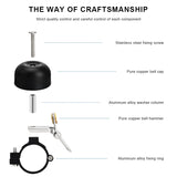 riderace Trekking-Rad und Gravelbike Retro Klingel