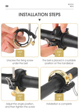 WEST BIKING Retro Klingel