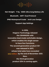 Magene S314 Geschwindigkeits- und Trittfrequenz Sensor (ANT+ & Bluetooth)