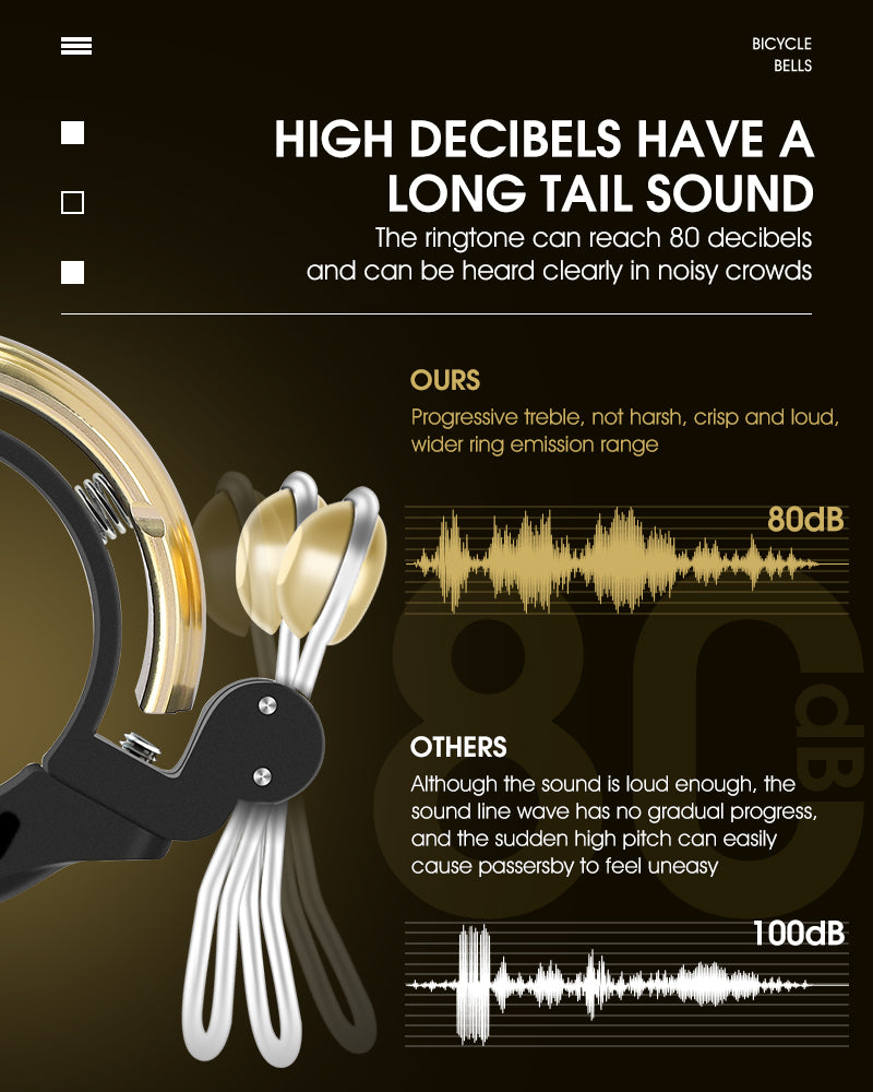 WEST BIKING Retro Klingel