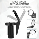 West Biking Fahrrad-Spiegel - klappbar