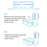 Silikon-Schutzhülle und Befestigung für Magene S3+ Sensoren