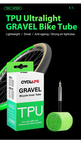 Cyclami Ultraleicht Schlauch 700x32/47c Sclaverand-Ventil 65mm - TPU für Gravelbikes