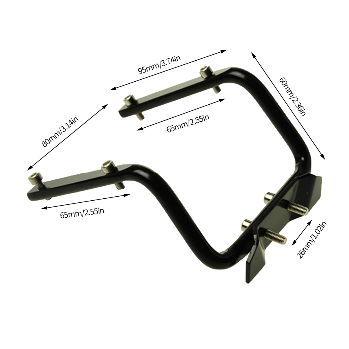 Flaschenhalter aus Aluminium für Rennrad, Gravelbike, Moutainbike und Trekkingrad für Satttel Montage
