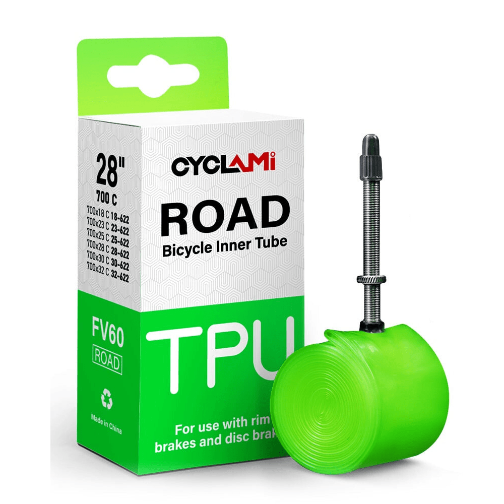 tpu-schlauch rennrad test Cyclami TPU Schlauch 700x18/32c | 80 mm Sclaverand | 38 g Ultralight