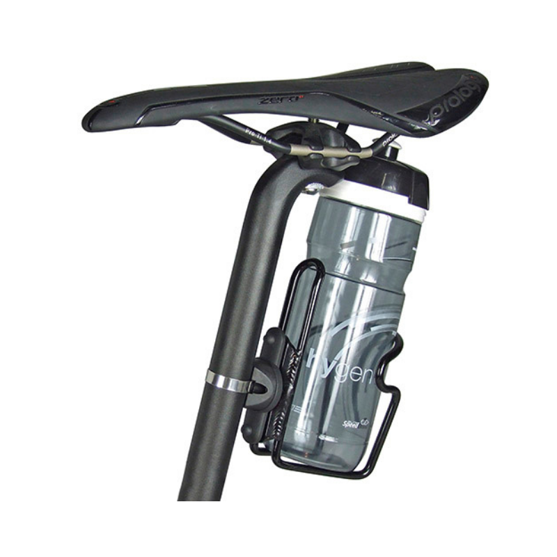 M-Wave Fahrrad Flaschenhalter aus Aluminium Schwarz eloxiert
