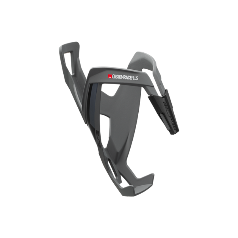 Elite CUSTOM Race PLUS Flaschenhalter Grau matt soft touch