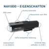 Enfitnix Navi800 LED Lampe - 800 Lumen - Wiederaufladbar via USB