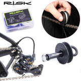 2 IN 1 Bike Chain Clean Keeper Tool Quick Release Lever For Barrel 12mm Bucket Shaft Bicycle Chain Oil Tool Washing Holder