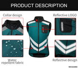 WOSAWE Windweste - Reflektierend, winddicht und wasserabweisend mit Tasche