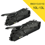 Rhinowalk Sattelstütztasche 10 Liter - wasserdicht schwarz