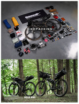 Rhinowalk Sattelstütztasche 13 Liter - wasserdicht schwarz