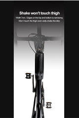 Rhinowalk Rahmentasche 1,2 Liter - wasserdicht schwarz für Oberrohr