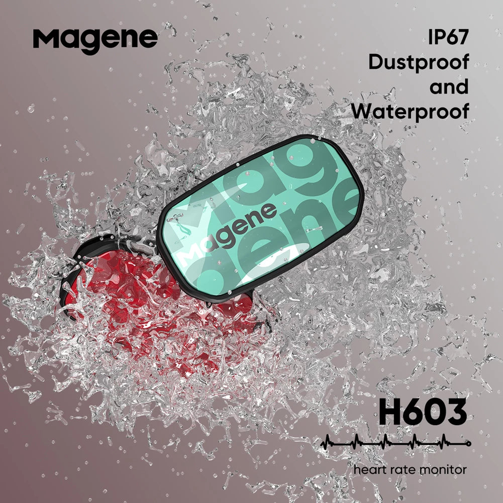 Magene - H603 Herzfrequenz-Sensor (ANT+ & Bluetooth)