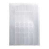 Fahrradkettenschutz Aufkleber - Kratzschutz für Fahrradrahmen - Typ 1