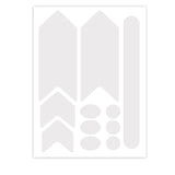 Fahrradkettenschutz Aufkleber - Kratzschutz für Fahrradrahmen - Typ 2