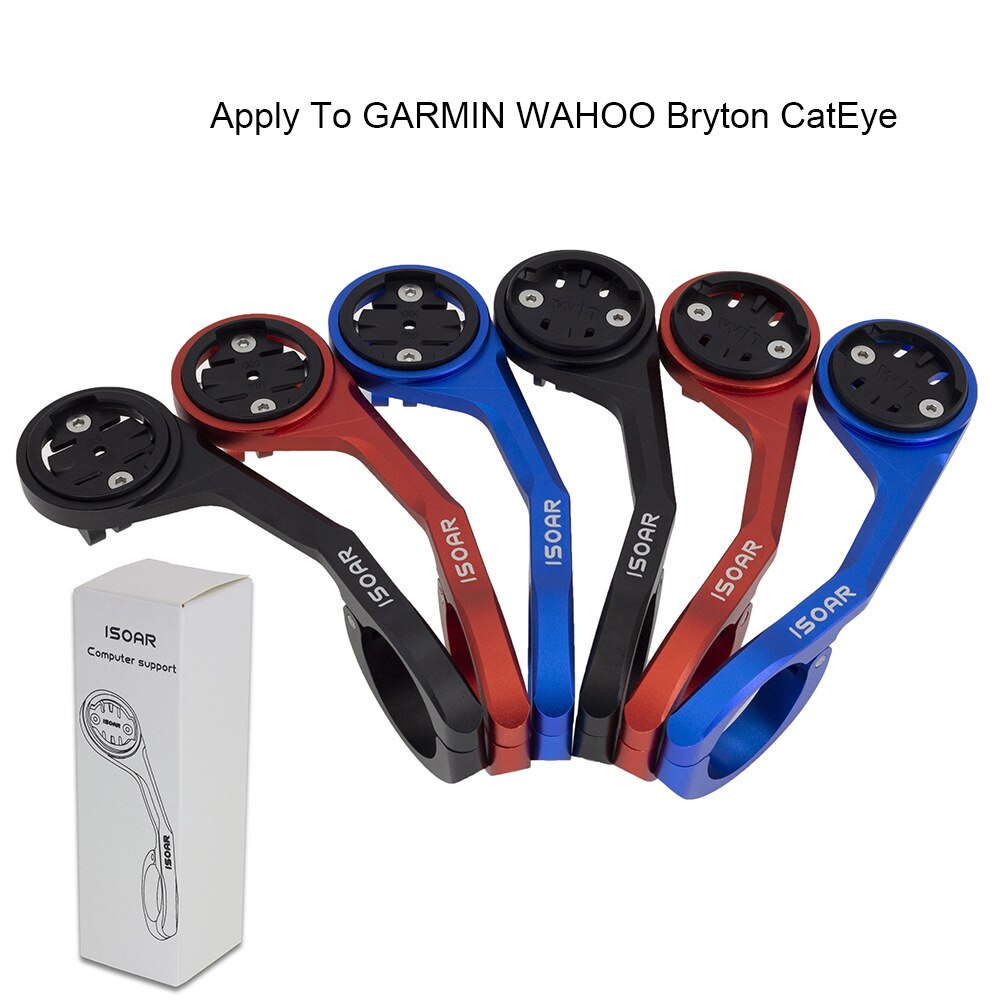 Aluminium-Halterung für Garmin Edge, Bryton Rider, Wahoo und  CATEYE Fahrradcomputer