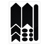 Fahrradkettenschutz Aufkleber - Kratzschutz für Fahrradrahmen - Typ 2