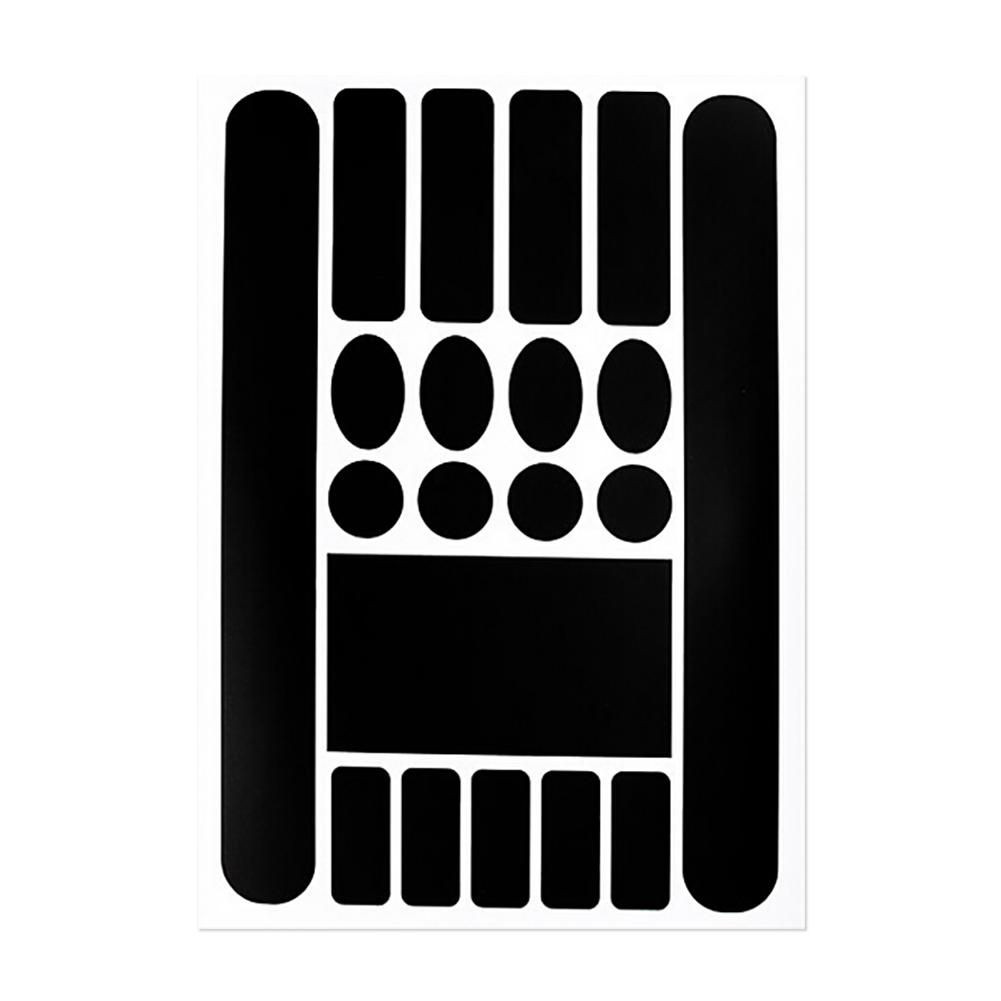 Fahrradkettenschutz Aufkleber - Kratzschutz für Fahrradrahmen - Typ 1