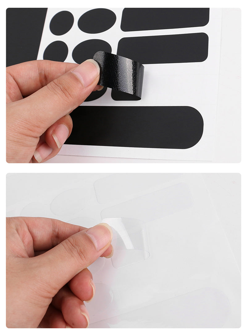 Fahrradkettenschutz Aufkleber - Kratzschutz für Fahrradrahmen - Typ 1