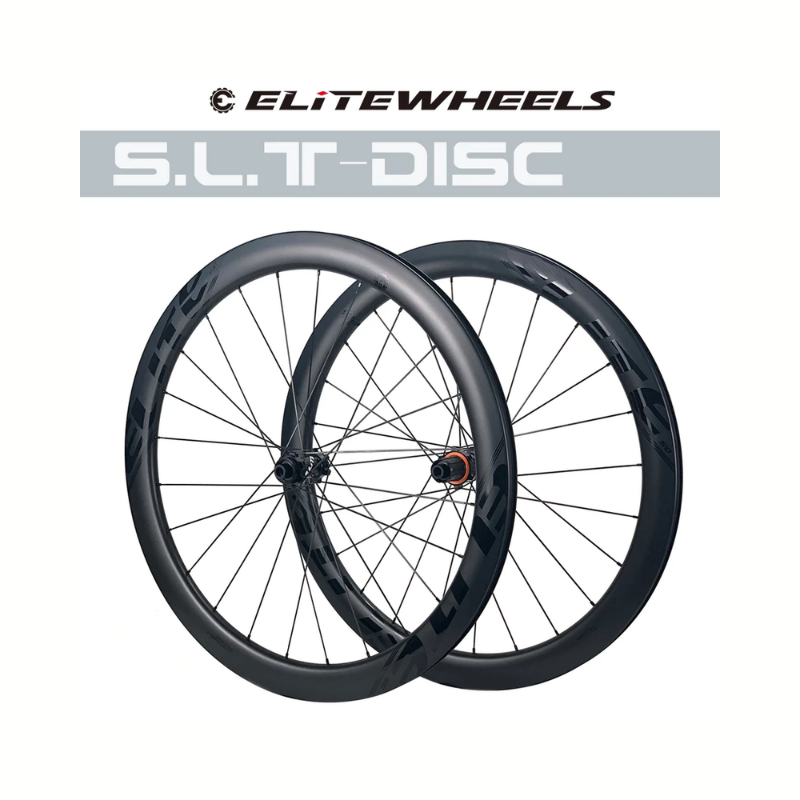 EliteWheels - Carbon-Felgen SLT Laufradsatz 700C x 19mm 28 Zoll