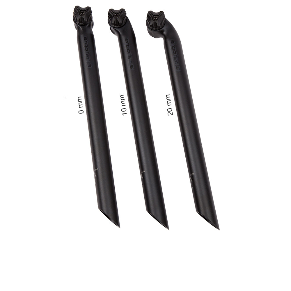 Ergotec Sattelstütze Viper 27,2 x 400 mm - Offset 20 mm