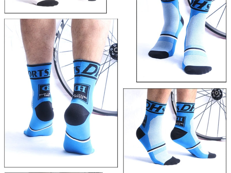 DH-Sports DH-01 Fahrrad-Socken für Männer oder Frauen - atmungsaktiv