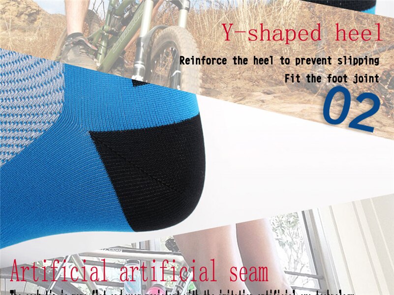 DH-Sports DH-01 Fahrrad-Socken für Männer oder Frauen - atmungsaktiv