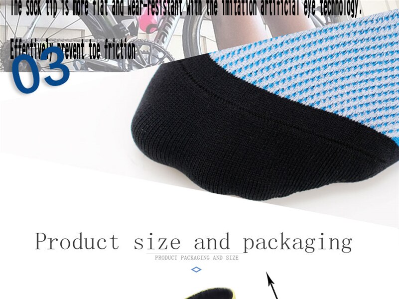 DH-Sports DH-01 Fahrrad-Socken für Männer oder Frauen - atmungsaktiv