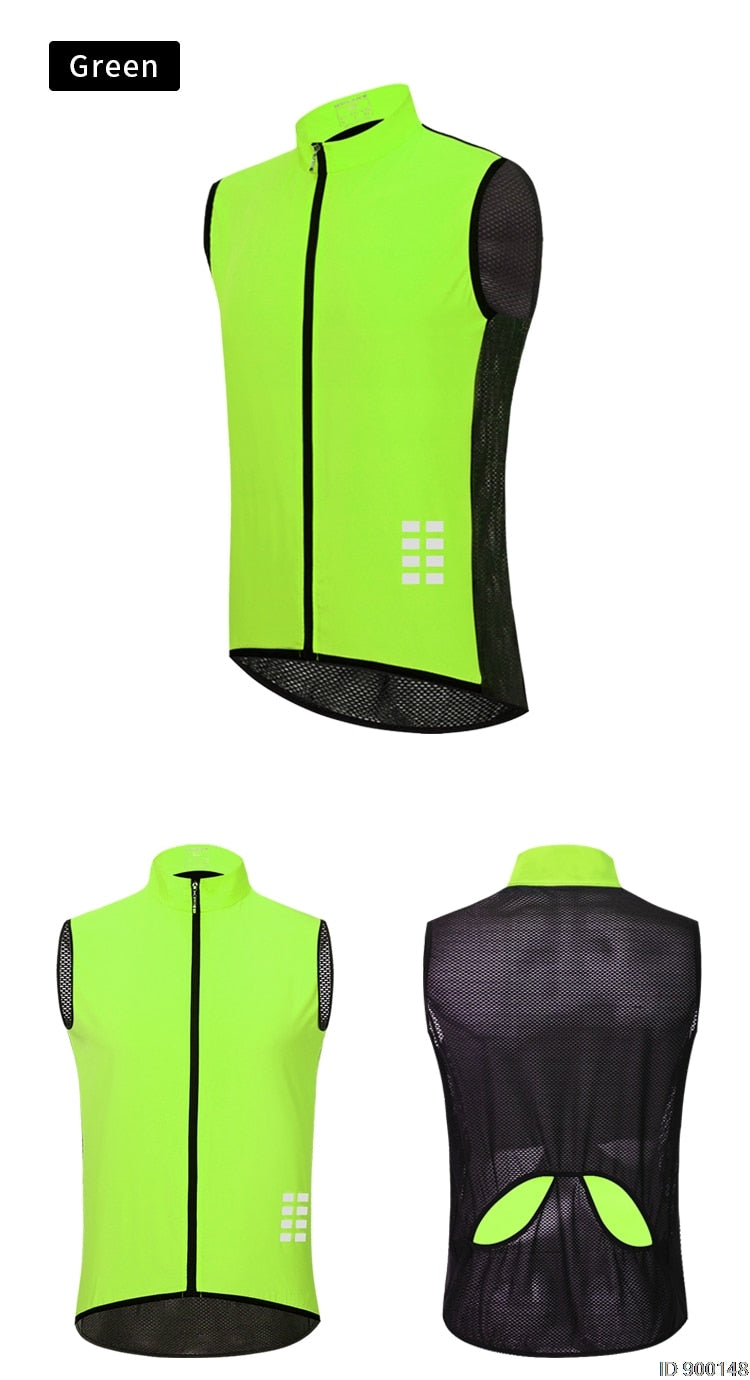 WOSAWE Windweste - Reflektierend, winddicht und wasserabweisend