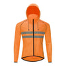 WOSAWE Wind- und Regenjacke - Reflektierend, winddicht und wasserabweisend mit Kapuze