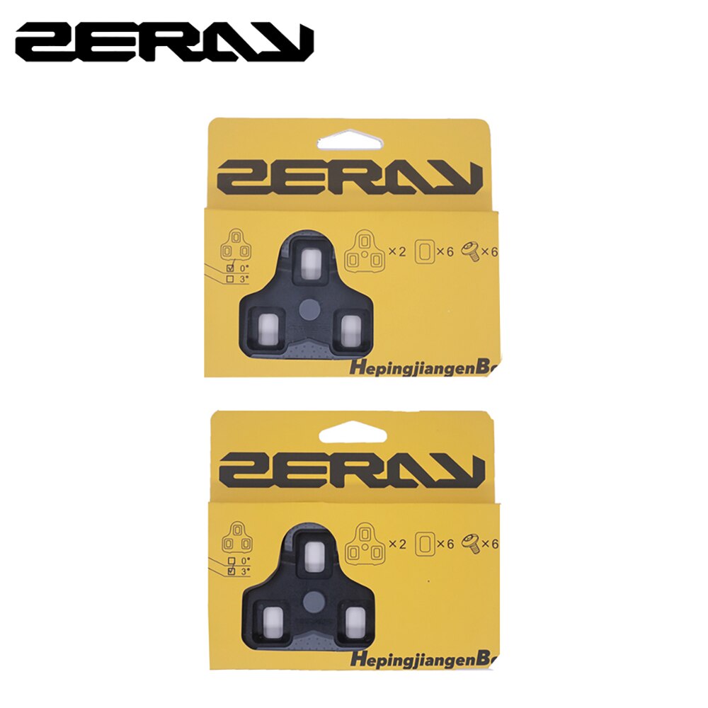 ZERAY Schuhplatten - kompatibel zu LOOK KEO - 0 Grad - Doppelpack
