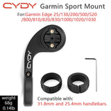 Kunststoff-Halterung für Garmin Edge, Bryton Rider und Wahoo Fahrradcomputer