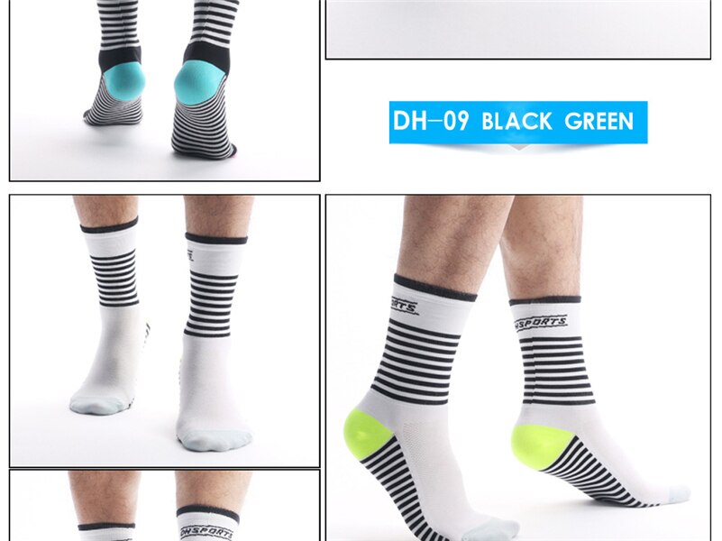 DH-Sports DH-09 Fahrrad-Socken für Männer oder Frauen - atmungsaktiv