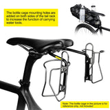 Rhinowalk Flaschenhalter und Taschenstabilisator für Rennrad und Gravelbike für Montage am Sattel
